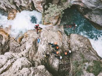 Klagenfurt: Guided Canyoning Adventure Tscheppaschlucht