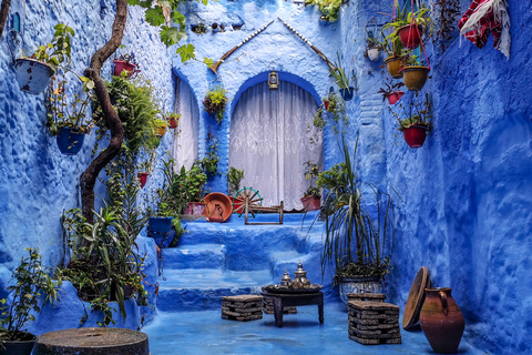 Chefchaouen de luxo: viagem privada de 2 dias saindo de Casablanca