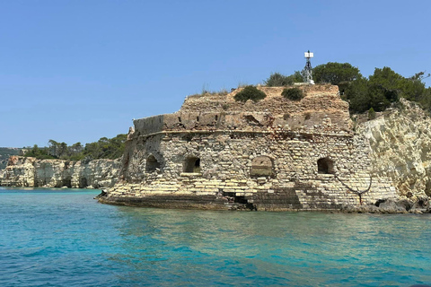 From Chania: Souda Bay Cruise to Marathi & Almyrida From Chania: Souda Bay Islet & Marathi Beach Relaxing Cruise