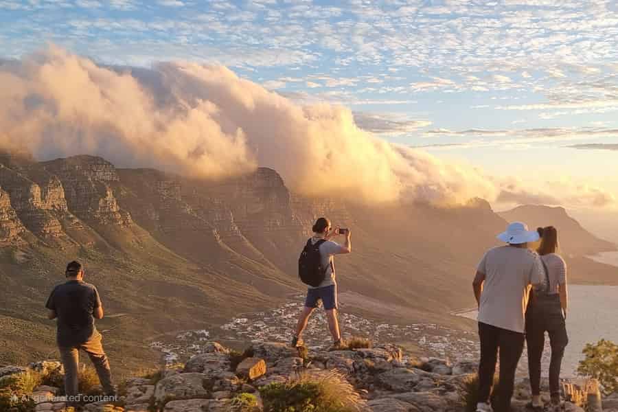 Kapstadt: Geführte Wanderung zum Sonnenaufgang und Sonnenuntergang auf dem Lion's Head. Foto: GetYourGuide