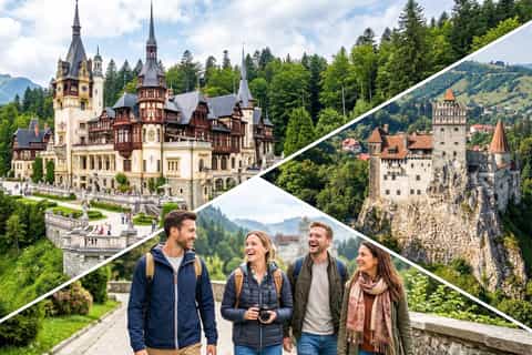 Bucarest : excursion au château de Bran, château de Peleș et vieille ville de Brașov