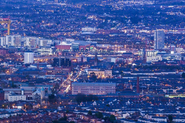 Belfast After Dark: Lights, Murals & Waterfront Views