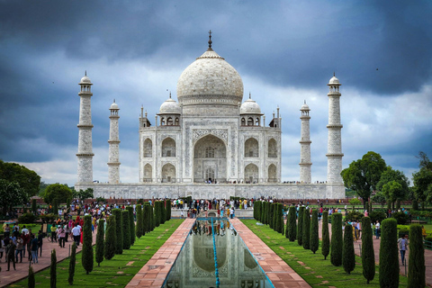 Au départ de Delhi : excursion privée d'une journée au Taj Mahal et au Fort d'Agra.Tout compris