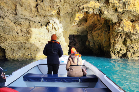 Lagos: Ponta da Piedade Grotto 1-godzinna wycieczka z lokalnym przewodnikiemLagos: Ponta da Piedade Grotto Tour z lokalnym przewodnikiem