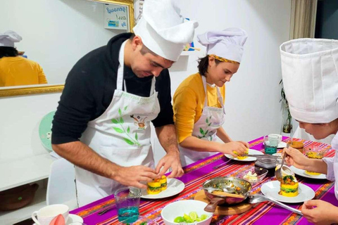 Aula de culinária peruana - Exploração culinária