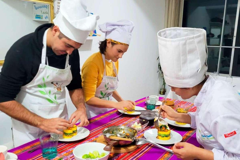 Aula de culinária peruana - Exploração culinária