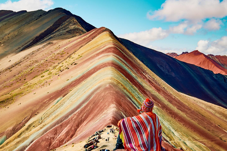 Cusco: Rainbow Mountain Transportation and Guided Hike Shared Flexible Transport & Guide Rainbow With Red Valley