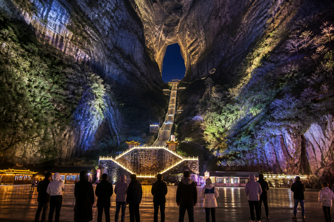Tianmen Mountain: E-Ticket & Multilingual Guide Options Route A: City Cableway Up & Express Cableway Down