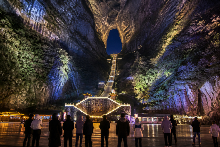Tianmen Mountain: E-Ticket & Multilingual Guide Options Route A: City Cableway Up & Express Cableway Down