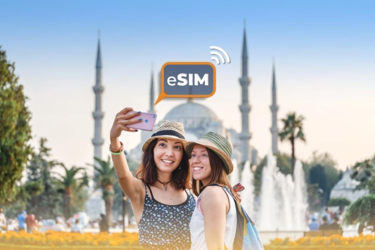 Antalya / Turquía: Internet en itinerancia con datos móviles eSIM25 GB : Plan de datos eSIM 10 días Antalya / Turquía