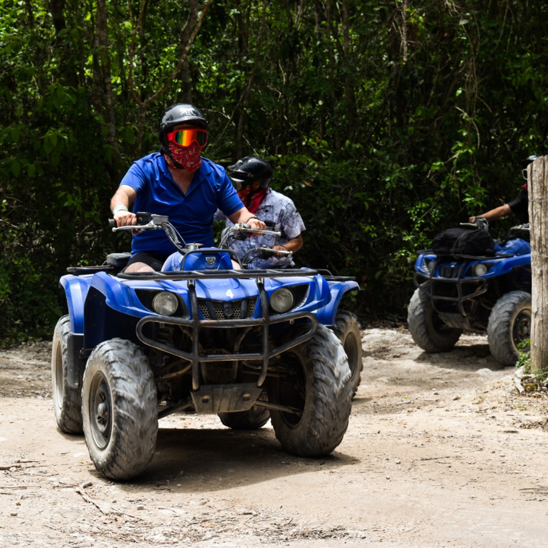 Akumal: Monkey Sanctuary, ATV, Cenote, & Yalku Snorkel Tour