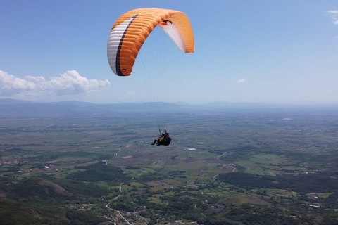 Corfu: Tandem Paragliding Flight Above Ionian Sea Paragliding Flight above the Ionian Sea