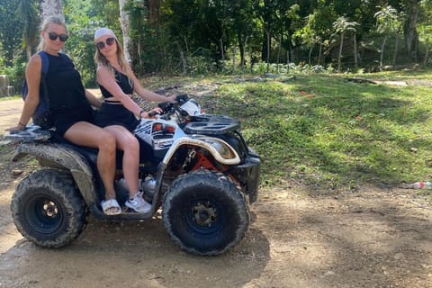 Ab Las Terrenas: Los Haitises mit Quad, Kajaks, Höhlen und Becken