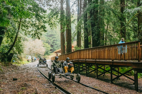 Mendocino County: Pudding Creek Railbikes