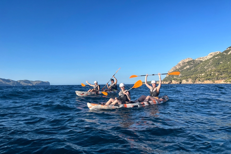Alcudia: Kajaktocht op zee met gidsRondleiding bij zonsondergang