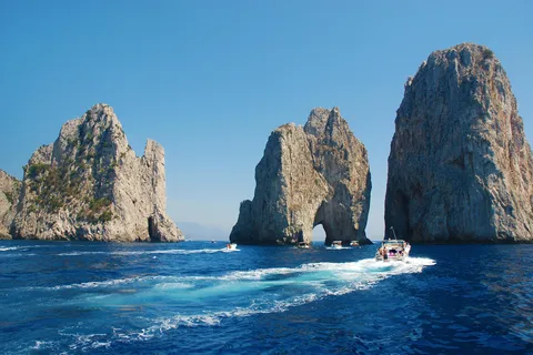 Da Napoli: Tour di Capri Terra e Mare per piccoli gruppi