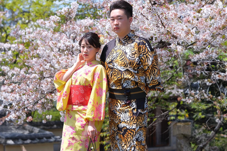 Kyoto Kimono Verleih mimosa ｜Kimono/Yukata Verleih Pärchen Plan