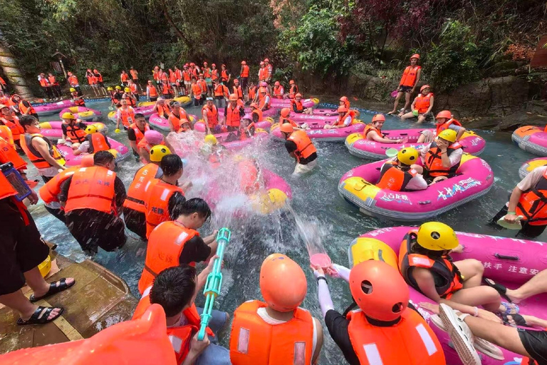 Guangdong: Qingyuan Gulongxia Rafting Day Trip Gulongxia Glass Grand Canyon + Gulong Gorge Rafting