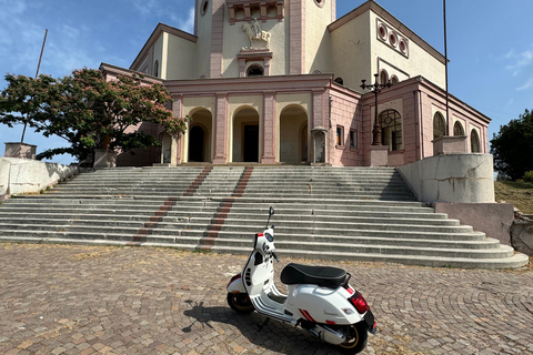 Durrës Vespa Tour: King Zog’s Villa, Amphitheater & Swim