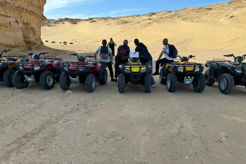 Fayoum: Qarun Sahara Safari With( ATV ) Quad bike From Cairo Private 4 Hours Quad Included Tickets