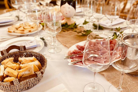 Abbey Tour, Wine Tasting and Light Lunch near Pisa English