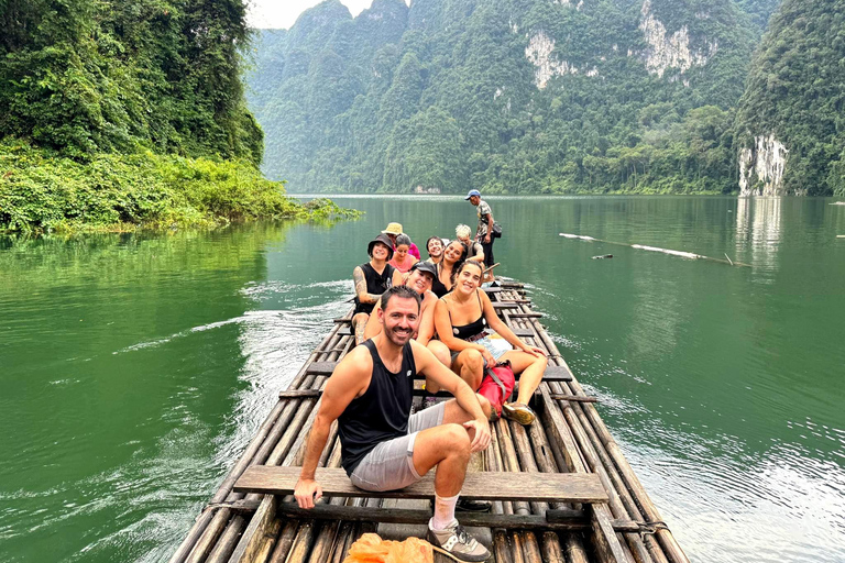 Phuket or Anywhere: 2-Days Cheow Lan Lake & Raft-Resort-FAN Option 1: From KhaoLak+KhaoSok with Roundtrip Hotel Transfer