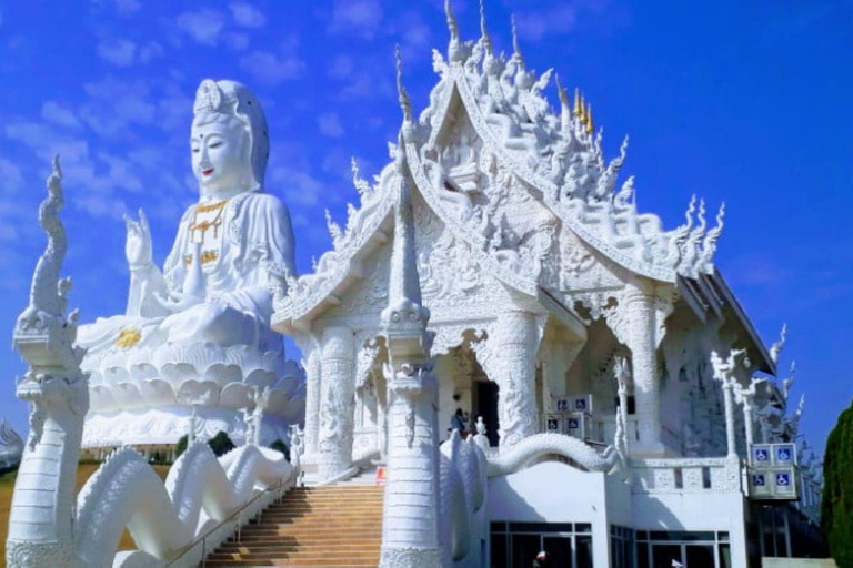Chiangmai to Chiangrai:Temples, Tea Plantation& Lalitta Cafe 2 Temples & No Pickup