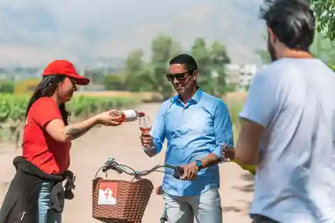 Passeio de bicicleta em Cousiño Macul e visita ao Templo Baha'i
