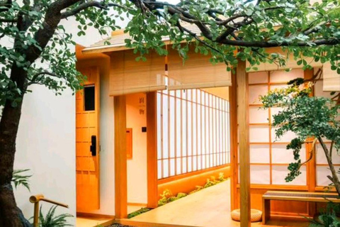 Sichuan: Sishitang Carbonated Onsen Entry Ticket Deluxe Private Carbonated Hot Spring Villa with Sauna