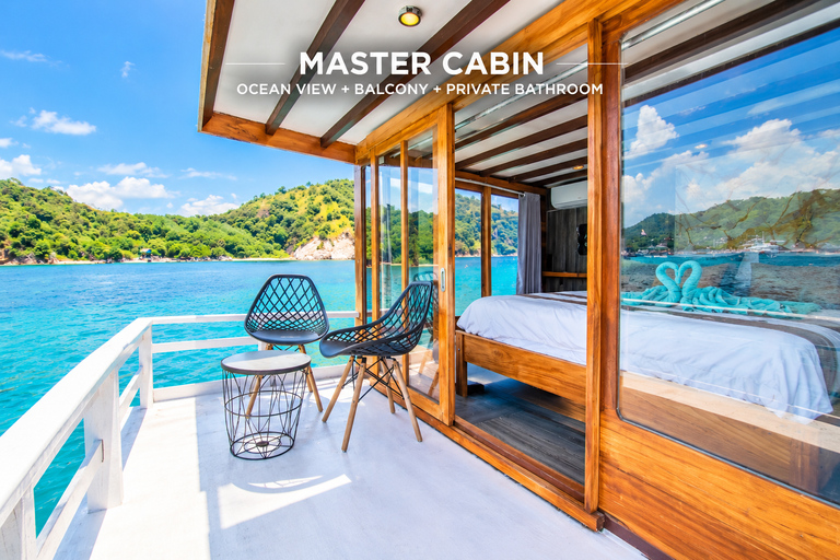 3-Day Komodo National Park Cruise with NK Superior Phinisi Sharing Cabin, Single Bed, Ocean View