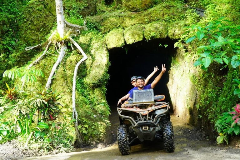 Ubud: Rice Terrace Swing, Cave Tubing, Sky Bike & Zipline Double ATV + Swing + Tubing + Sky Bike + Zipline - wTransfer