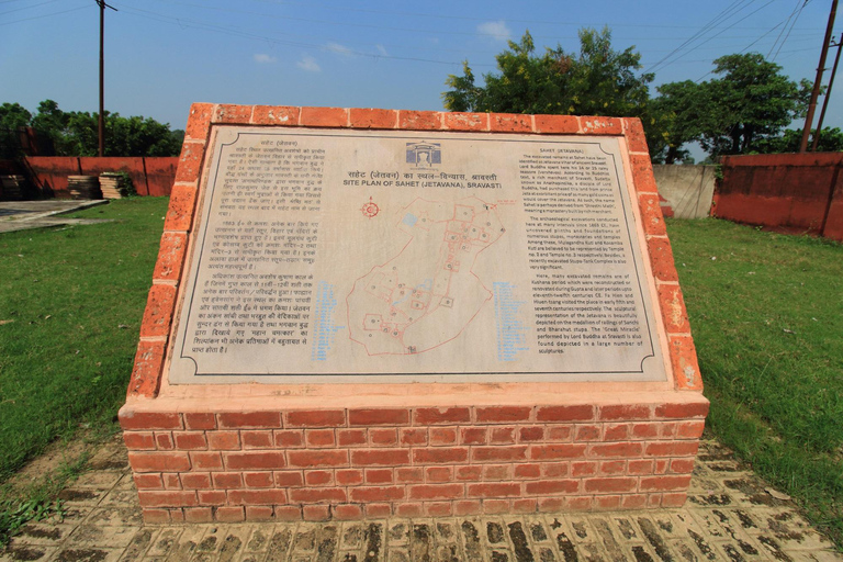 From Delhi: 14-Day Round-trip Buddhist Trail w/ Nepal Entry Private Tour with A/C transport and Dedicated Driver.