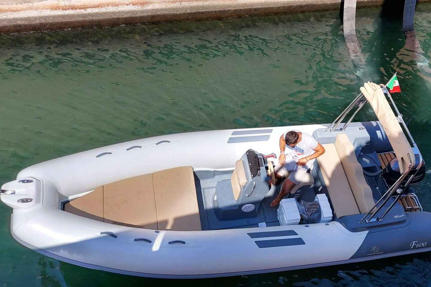 From Arbatax: RIB tour to Cala Mariolu and Cala Goloritzè