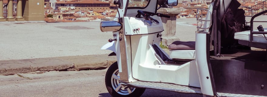 Florence : visite en voiturette de golf à Fiesole et à la place Michel-Ange