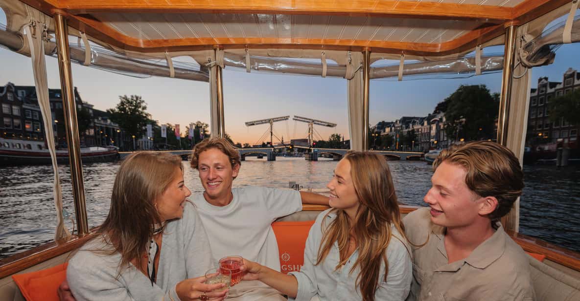 Afbeelding 4 van Amsterdam: Avond grachtenrondvaart met (open) bar aan boord
