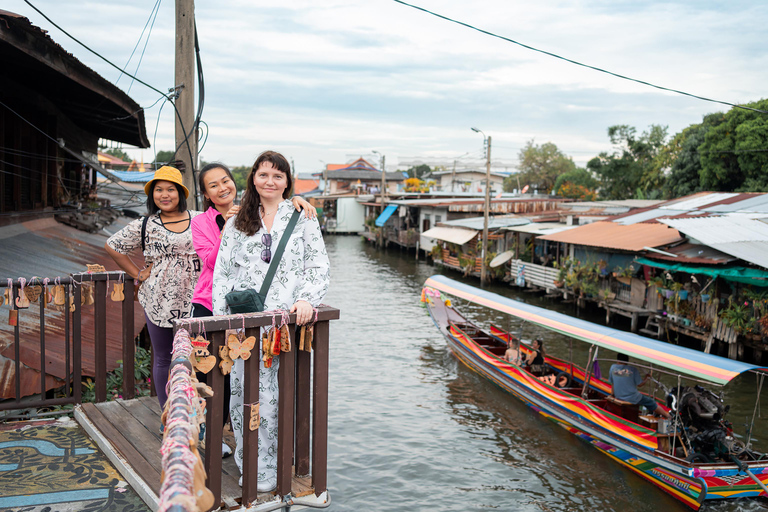 Bangkok: Longtail Boat and Tuk tuk Tour with Temple Visit Authentic longtail boat with temple visit tour