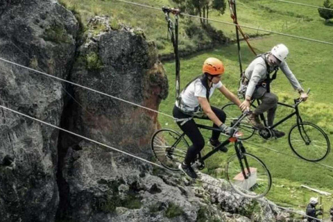 Cusco: Cachimayo Adventure Circuit with Skybike and Rappel