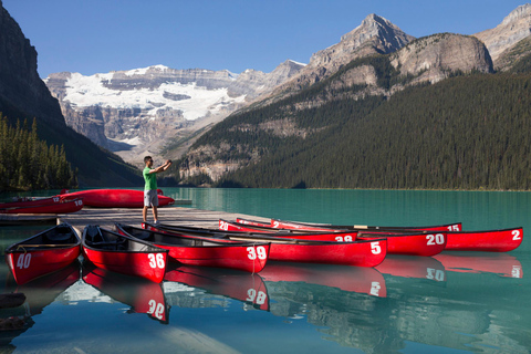 Banff: Privat Lake Louise &amp; Johnston Canyon dagstur