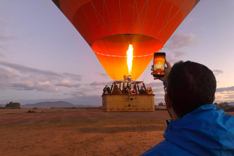 Marrakech: giro in mongolfiera con colazione tradizionale