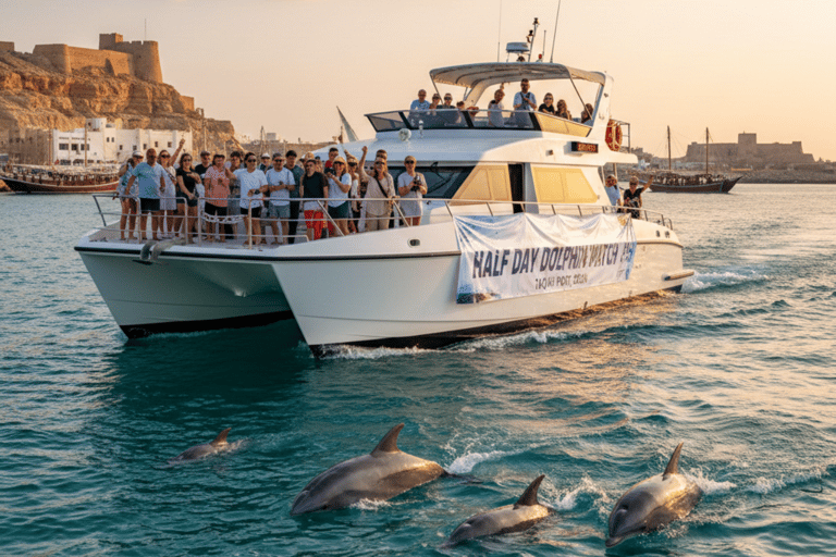 Half Day Dolphin Watch Sea Trip,departing from Taqah Port.