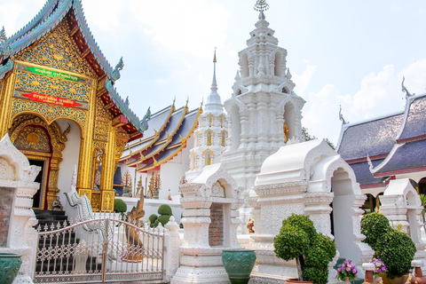 Chiangmai : Kleverige waterval &amp; Land van engelen &amp; Wat ban den.