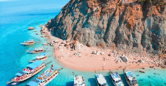 From Antalya: Suluada Island Boat Tour w/Lunch & Pickup