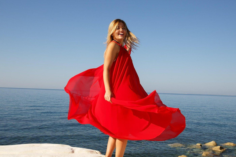 Fuerteventura: Corralejo Sand Dunes Flying Dress Photoshoot Ultimate (50 photos | 90 mins | 30sec video)