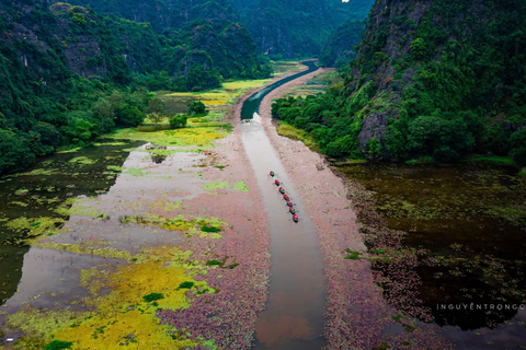 Hanoi: Trang An UNESCO, Mua Cave, Hoa Lu or Dich Long Pagoda GROUP: Hoa Lu, Trang An UNESCO BOAT, Mua Cave, Buffet, Cycle