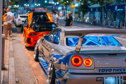 Tokyo Night Run – EVO WRX SKYLINE Daikoku Experience Midnight highway speed run + Hotel Pickup