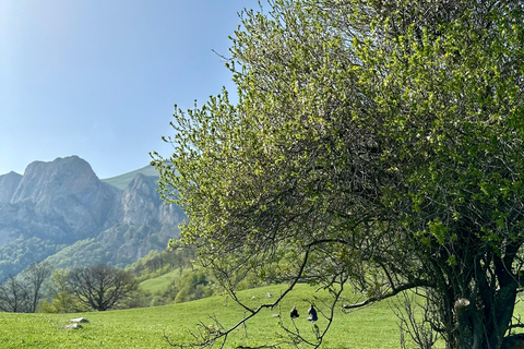 La vida del pueblo y una de las famosas montañas de Armenia