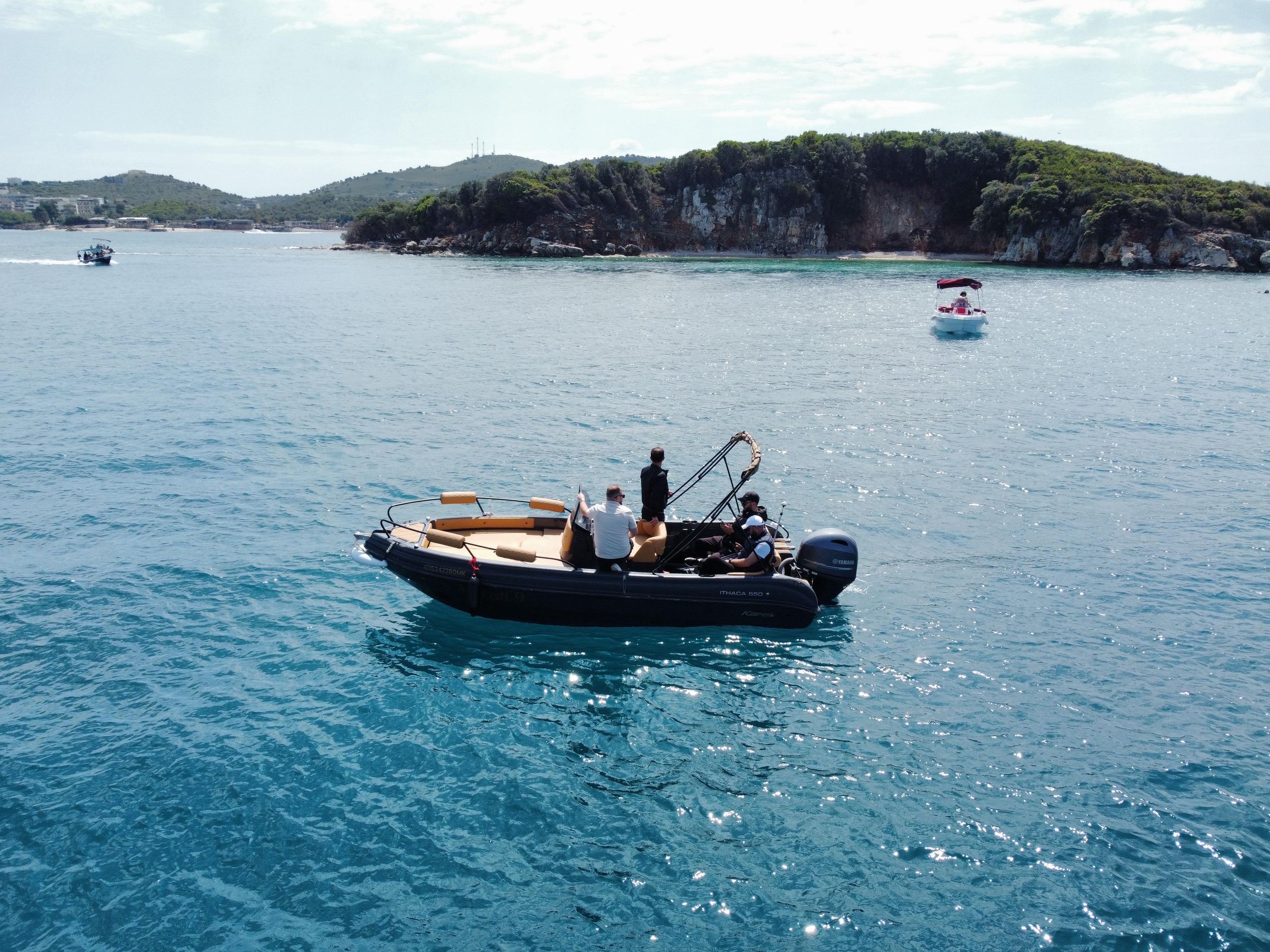 Ksamil: Bootstour zu den 5 Inseln von Ksamil mit Zwischenstopp und Abholung
