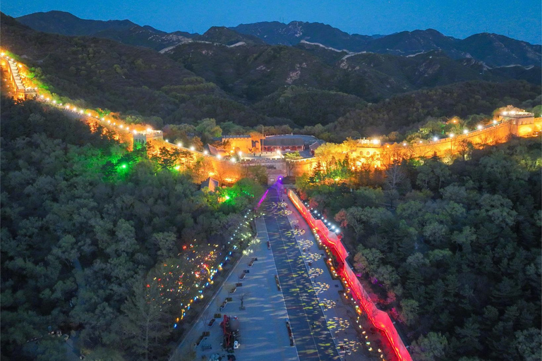 Badaling Great Wall Night Tour+ Light Show + Performance Badaling Great Wall Night Car Service with Ticket (No Guide)