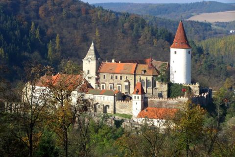 Z Pragi: wizyta w zamku Křivoklát i hucie szkła z lunchem