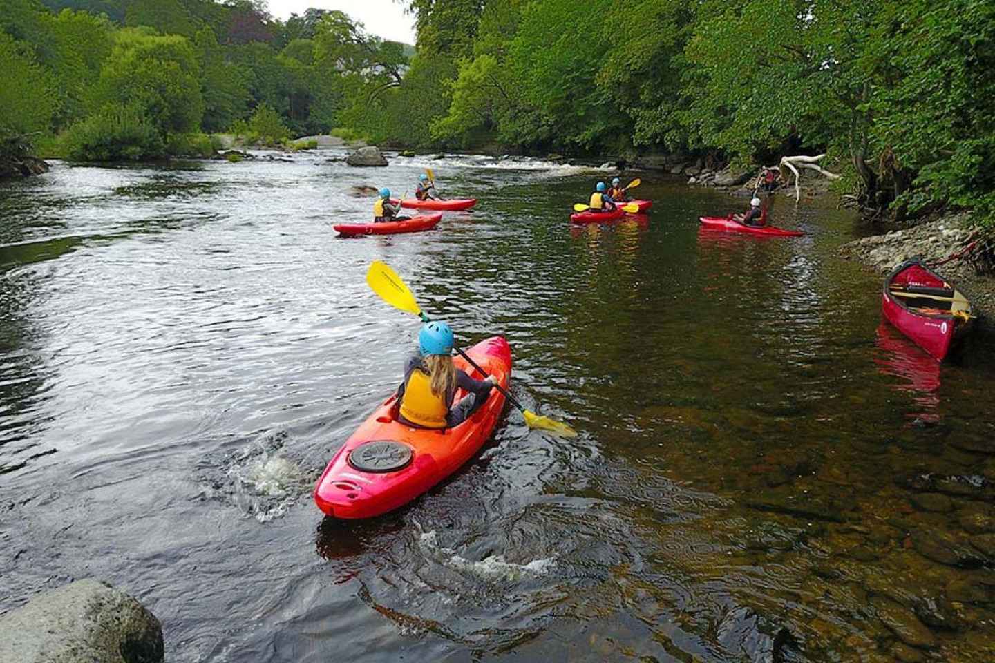 Llangollen: White Water Kayaking Experience